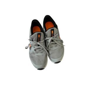 Nike grey tie sneakers size 4